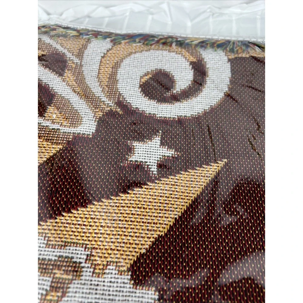 Mickey‎ Mouse Tapestry Woven Throw Blanket Walt Disney World Maroon 58